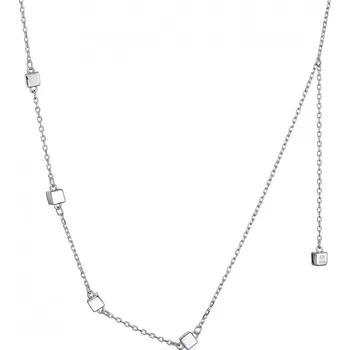 Oblečení a móda Stříbrný náhrdelník s kostičkami 62014