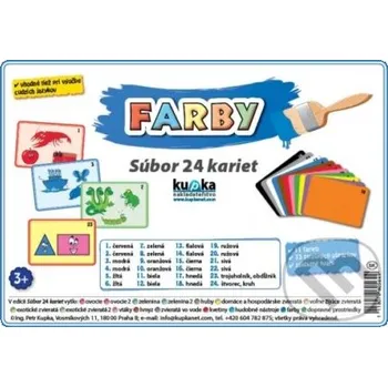 Encyklopedie Súbor 24 kariet - Farby - Petr Kupka Kupka