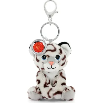 Doplněk pro panenku Keeleco Přívěsek na Tašku Sněžný Leopard 12 cm