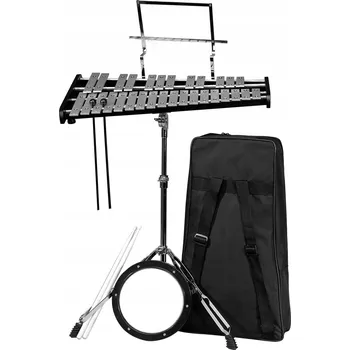 Perkuse GRV MBS-1500 bells, stand, practice pad, case, sticks