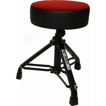 Příslušenství pro bicí nástroj AKMUZ T-10R Drum Throne (Red) PROMOTION