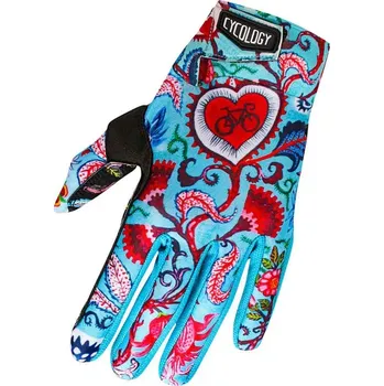 Cyklistické rukavice MTB cyklistické rukavice Cycology Secret Garden (Motiv Secret Garden, velikost XL)