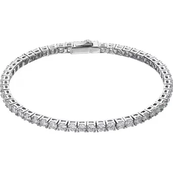 Oblečení a móda Stříbrný tenisový náramek ALEX 13M00004 moissanite