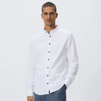 Pánská košile Reserved - Košile super slim z egyptské bavlny - bílá - 036CZ-00X - 036CZ-00X-XL