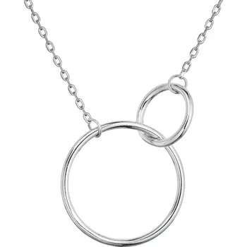 Oblečení a móda Stříbrný náhrdelník s kroužky 62025