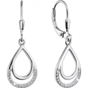 Oblečení a móda Stříbrné náušnice visací slza 11538.1