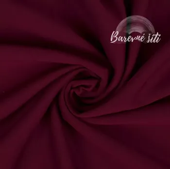 Teplákovina MÁSLOVÁ Brusinka 260g (E) 0,76m/ks (Elegantní lesklá teplákovina)