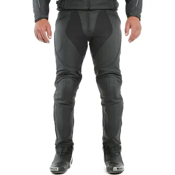 Moto oblečení DAINESE PONY 3 LEATHER PANTS # BLACK-MATT - 56