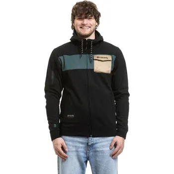 Pánské oblečení Pánská technická mikina MEATFLY Josh 25/26 Safari L