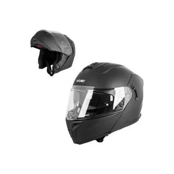 Helma na motorku Výklopná přilba W-TEC Benidor - matně černá, XXL(63-64)