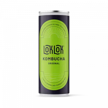 Limonáda Loklok Kombucha - Originál 330ml - plechovka