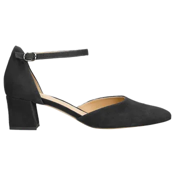 Dámské lodičky Klasické Černé Dámské Lodičky Na Nízkém Podpatku Wojas 3508661 36