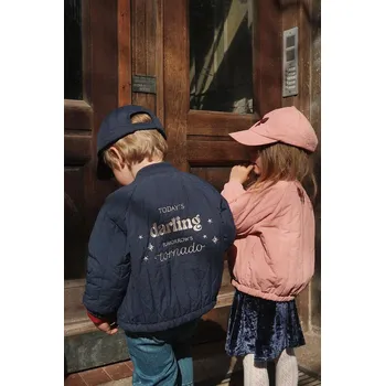 Chlapecká bunda Dětská bomber bunda Konges Sløjd JUNO BOMBER JACKET KS104493.PreSpring námořnická modř 59X, vel. 110-116