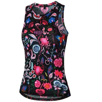 Dámské termo spodní prádlo Spodní vrstva CYCOLOGY Secret Garden, black, dámské (Motiv Secret Garden, velikost S)