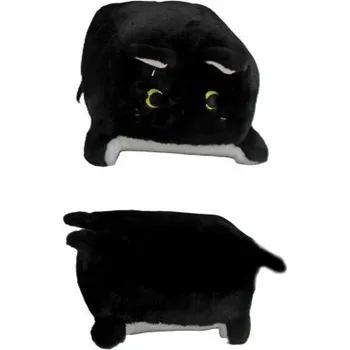 plyšák Plyšák Kočka ležící černá – 20 cm