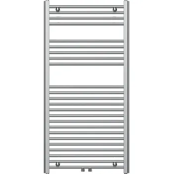 Radiátor NOVASERVIS Radiátor Novaservis, 120x60 cm, středové připojení, rovný, chrom, 600/1200/RS,0 600/1200/RS,0