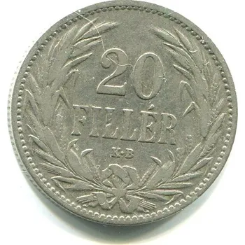 František Josef I. 20 fillér 1894/KB.