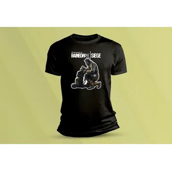 Dětské bavlněné tričko Rainbow six siege Lion. Černá velikost 140 (9-11 let)