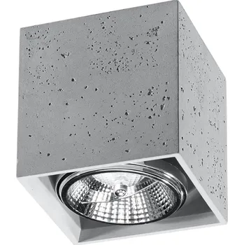 Betonové stropní svítidlo VALDE 140 šedé moderní do obývacího pokoje a ložnice