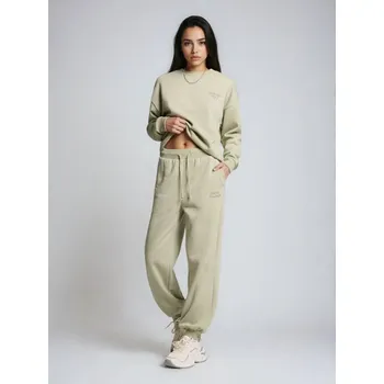 Dámské kalhoty Sinsay - Jogger kalhoty s měkkým vnitřkem - khaki - 508FJ-06X - 508FJ-06X-L
