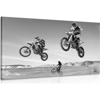 Obraz Dovido Obraz pro motorkáře v černobílém provedení