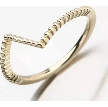 Prsten Dámský prsten žluté zlato 585 71SKL-4835-ZL velikost 51