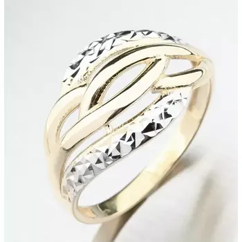 Prsten Dámský prsten zlato mix 585 PKL21-044 velikost 59