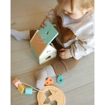 Classic World Edukativní box pro miminka 12-18 měsíců ( sada vkládačka, čísla a tvary)