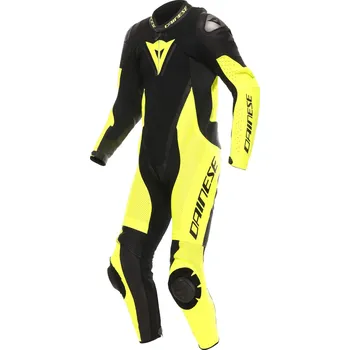 Sport DAINESE DEMON SPRINT PERF 1PC LEATHER SUIT BLACK/YELLOW-FLUO/YELLOW-FLUO - 50