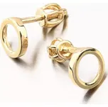 Dámské náušnice žluté zlato 585 ve žlutém 663P-120572