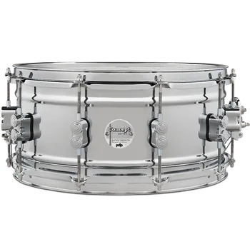 Jednotlivý buben DW PDP Black Nickel Over Steel 14x6,5" Snare