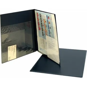 Psací podložka Složka A4 PVC vícenásobné kapsy modrá