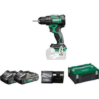 HIKOKI DS18DEWHZ Aku vrtačka/šroubovák (18V/2x4,0Ah) kufr free_delivery