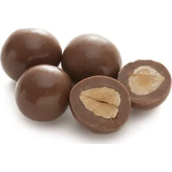 Sušená potravina Natural Pack Lískové ořechy v mléčné čokoládě 100 g