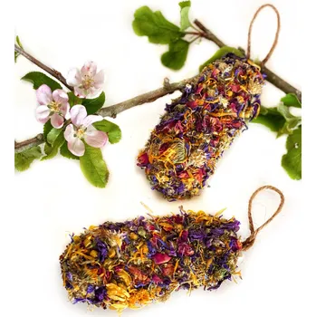 Krmivo pro hlodavce Bio Miro Rozkvetlá šiška - pamlek pro králíky, morčata a jiné hlodavce 2 ks