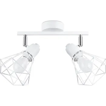 Stropní svítidlo ARTEMIS 2 bílá moderní kovová s otočným stínidlem do obýváku a kuchyně