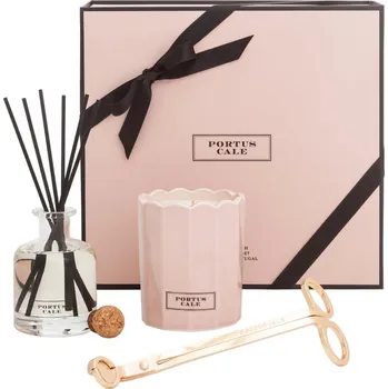Aroma difuzér Castelbel Portus Cale Castelbel Portus Cale Rosé Blush vonná svíčka 210 g + Castelbel Rosé Blush Diffuser aroma difuzér 100 ml + Castelbel Wick Trimmer nůžky na knot 1 ks