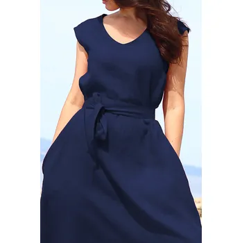 Dámské šaty Lotika Lněný PÁSEK Lotika český produkt 828139