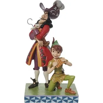 Zahradní dekorace Disney Traditions - Figurka Petra Pana a Hooka