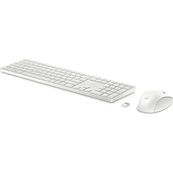 HP 655 Wireless keyboard mouse White
