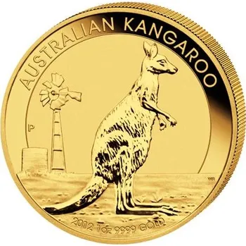 Zlatá mince 100 AUD Australian Kangaroo (Klokan rudý) 1 Oz 2012
