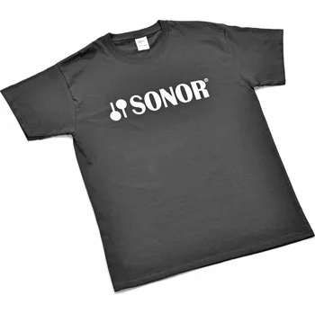SONOR T-Shirt Black With White Logo XL