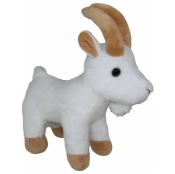 plyšák Plyšák Kozička se zvukem bílá – 20 cm