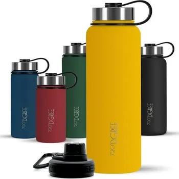 720°DGREE Nerezová láhev na vodu „noLimit“ – nepropustná, vhodná na sycené nápoje, bez BPA –