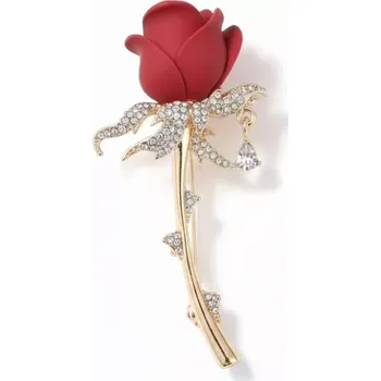 Brož Brož Červená růže