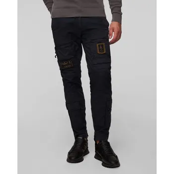 Pánské kalhoty Pánské Tmavě Modré Kapsáčové Kalhoty Aeronautica Militare 242pa1387ct1493-8312