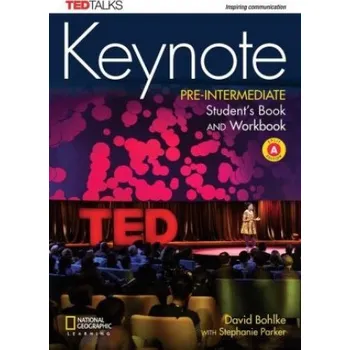Anglický jazyk Keynote A2.2/B1.1: Pre-Intermediate - Student's Book and Workbook (Combo Split Edition A) + DVD-ROM (David Bohlke,Stephanie Parker)(Brožovaná)