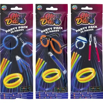 Party dekorace Svítící fluorescenční party sada