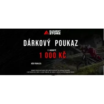 Tělový krém ElementStore Dárkový poukaz v hodnotě 1000 Kč