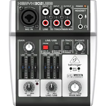 BEHRINGER Xenyx 302USB Mixer audio